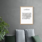 East End Prints City Map London Print