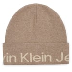 Mössa Calvin Klein Jeans Logo Beanie K60K611271 Grå