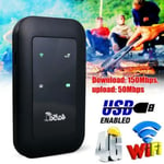 Home Modem 4G-LTE Adapter Mobile Broadband WiFi Wireless Router MiFi Hotspot