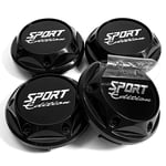 Pangtyus 4pcs 68mm Sport Racing Car Wheel Rim Centre Hub Cap Cover