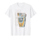 Star Wars The Acolyte Blueprint Pip Droid T-Shirt