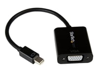 Startech.Com Mini Displayport Till Vga-Adapter - Aktiv Mini Dp Till Vga-Konverterare - 1080P Video - Mdp Eller Thunderbolt 1/2 Mac/Pc Till Vga-Skärm/Projektor - Mdp 1.2 Till Vga-Dongel - Svart - Videokort - Mini Displayport (Hane) Till Hd-15 (Vga) (