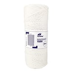 Leviatan Fil Naturel | Cordon Torsadé Simple Super Doux de 200 m | Corde en Fil de Coton 100% | Macramé pour Travaux Manuels | Mariage et Décorations de Noël | 3 mm x 200 m | Blanc