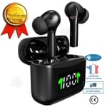 INN Active Noise Cancelling Bluetooth-hörlurar Ny privat modell 5.2 In-ear Headset TWS ANC Black