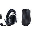 Razer BlackShark V2 Pro pour PC - Casque sans Fil E-Sports Premium Noir & DeathAdder V3 Pro - Souris Esports Ergonomique sans Fil Légère Noir