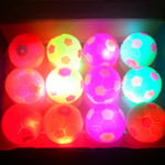 1 X Flashing Bouncing Balls Sounding Ball Mini Football With Led