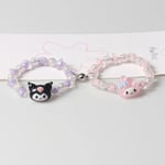 Sanrio Cinnamoroll Kuromi Pärlor Diy Armband Magnet Par Hejkitty Armband Smycken Valentines Bff Gåva För Flickor Födelsedagen Kuromi Melody