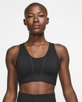 Nike Boutique Fringe Medium Support Sports Bra - Sz L - New ~ BV3614 010