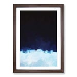 Big Box Art The Beauty of Earth in Abstract Framed Wall Art Picture Print Ready to Hang, Walnut A2 (62 x 45 cm)