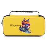 Etui pochette Switch lite jaune renard ranger militaire personnalisee