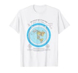 Gleason Flat Earth Map, Flat Earth Map, Flat Earth T-Shirt