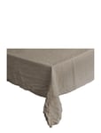 Dug-Hør Basic-Vasket Home Textiles Kitchen Textiles Tablecloths & Table Runners Brown Au Maison