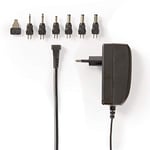 Adaptateur Secteur Universel - 24 W - 9-24 V DC - 1.80 m - 1.0 A - 1.5 A A - 6 Plug(s) - Noir