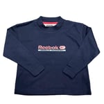 Reebok's Infant Sports LS Top 2 - Navy - UK Size 3/4 Years