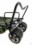 BISON HEAVY DUTY FISHING 4 LGP WHEEL BARROW WITH BARROW BAG FISHING TROLLEY