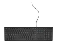 Dell KB216 - Clavier - USB - QWERTY - Finnois - noir - pour Dell 55XX; Inspiron 17R 7720; Latitude 7400 2-in-1, D630; OptiPlex 50XX, 5250, 90XX