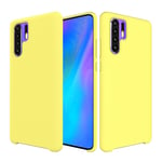 Huawei P30 Pro flytande silikon fodral - gul