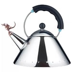 Alessi Tea Rex Hob Kettle with Dragon Whistle