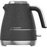 Beko Cosmopolis Dome Kettle Retro Granite Grey Chrome Design 1.7L 3000W-WKM8307G