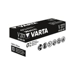 Varta Pile pour montre 1.55V-24mAh SR66 V 377, 10 pièces (00377 101 111 PACK)