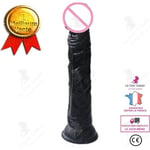 LCC® Super Big Black-Flesh Sex Machine Dildo, sexleksaker för kvinnor