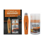 L'Oreal Men Expert Jet Lag Kit Eye 10ml Moisturiser 50ml