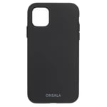 Onsala Silikone Cover iPhone 11/XR - Sort