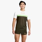 Saucony Elite Kortärmad T-shirt Grön för Löpare | Loparshop.se - Handla nu på Loparshop.se!