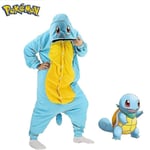 Onesie Squirtle Cosplay Kostym Pyjamas Jul En-delad Kigurumi Helkropp Pyjama Anime Nattkläder Nyårsgåva Hög Kvalitet Squirtle pajamas XL