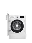 Beko WTIK84122F Integrated Washing Machine, 8kg Load, 1400rpm Spin, White