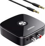 UGREEN Bluetooth-lydmottaker med 3,5 mm og 2x RCA-adapter