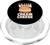 I'd Turn Vegan But There Is Cream Cheese Dairy Breakfast PopSockets PopGrip for MagSafe