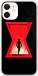 ERT GROUP Coque de téléphone Portable pour Apple Iphone 12 Mini Original et sous Licence Officielle Marvel Motif Black Widow 009 Parfaitement adapté à la Forme du téléphone Portable, Coque en TPU