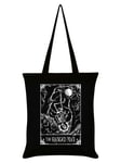 Deadly Tarot Tote Bag The Hanged Man Black 32x44cm