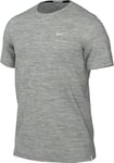 Nike Men's Shirt M NK DF UV Miler SS, Grey Fog/Particle Grey/Reflective Silv, DV9315-098, M