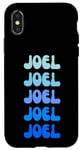 Coque pour iPhone X/XS Joel Personal Name Custom Customized Personalized