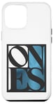 Coque pour iPhone 12 Pro Max Bleu One Of Them Ones Couleur bleue Graphique blanc