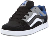 Vans Junior Desurgent Black/Grey/Blue Fashion Sports Skate Shoe Vmayljk 13 Child UK