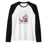 Merry Christmas African American Kwanzaa Santa claus Raglan Baseball Tee