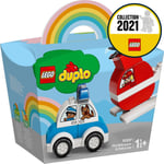 Original LEGO Duplo 10957 - Hélicoptère De Pompier Et Voiture De Police