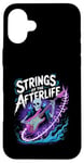 iPhone 16 Plus Strings Of The Afterlife Skeleton Rocker Rock Music Case