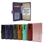 Zipper Standcase Wallet Samsung Galaxy S23 Plus 5G (Svart)