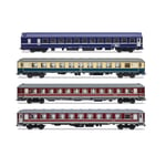 FS DBNS 4-UNIT PACK 1 CARROZZE ITALIA-OLANDA EP.V 1:87 Rivarossi Treni