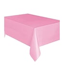 Unique Party 50362 - Nappe en Plastique - 2,74 x 1,37 m - Couleur Rose Pastel