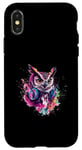 iPhone X/XS Colorful Artistic Owl Headphones Party Night Owls Case