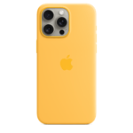 iPhone 15 Pro Max Silicone Case with MagSafe — Sunshine