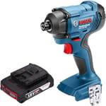 Bosch gdr 18 V-160 Visseuse à chocs sans fil 18 v 1/4 + 1 x Batterie 2,0 Ah - sans Chargeur, sans Coffret