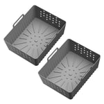 2PCS Air Fryer Silicone Liners for Ninjia SL400UK/SL401 Basket Air Fryer5917