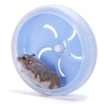 Nobleza - Roue d'exercice pour Hamster, 17.5CM Roue Hamster Silencieuse Accessoire de Cage, Hamster de Jouet, Roue de Course pour Gerbilles Chinchilla(Bleu)