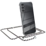 EAZY CASE For Samsung Galaxy A14 Cover With Strap Phone Chain Silicone Taupe